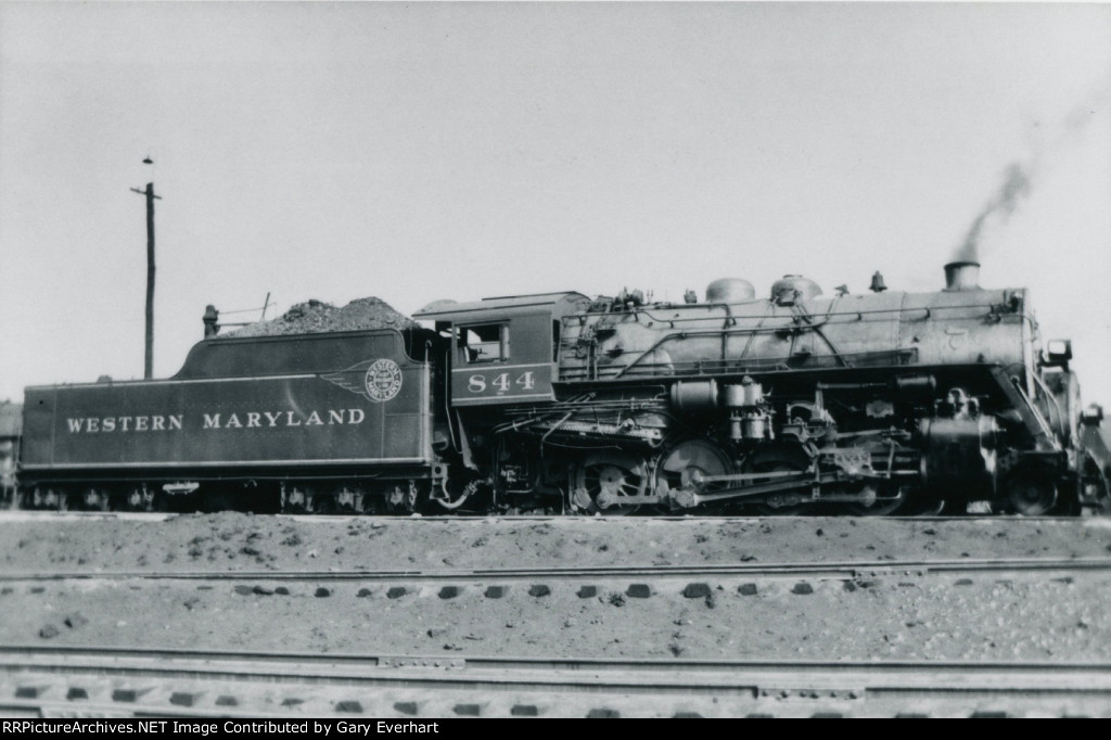 WM 2-8-0 #844 - Western Maryland